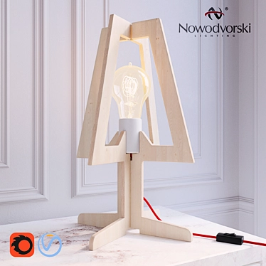 Nowodvorski Across S - Stylish Table Lamp 3D model image 1 