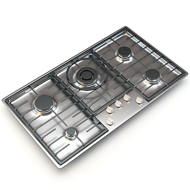 Miele KM 2355 G Gas Cooktop 3D model image 1 