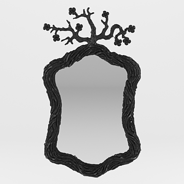 Wisteria Mirror: Exquisite Reflection 3D model image 1 
