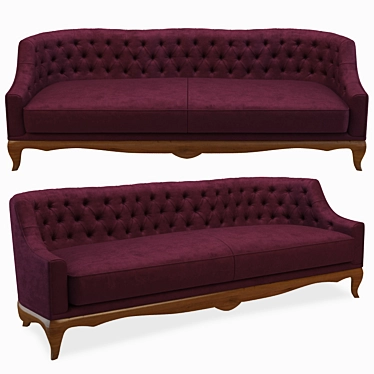 Opera Margherita Classic Sofa 3D model image 1 