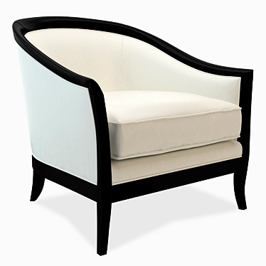 Sophisticated Opera Marta Armchair 3D model image 1 