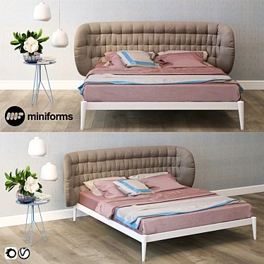 Bed Shiko Capitoné Miniforms