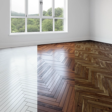 Versatile Wood Flooring Collection 3D model image 1 