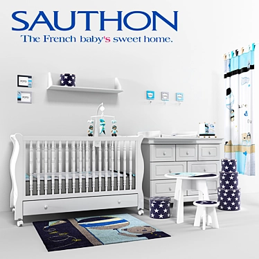Sauthon Lazare: Baby Room Collection 3D model image 1 