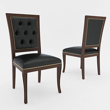 Elegant Amelia Chair by Seven Sedie 3D model image 1 