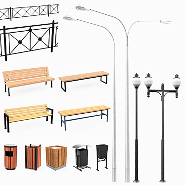 Yard Improvement Set: Maximize Your Outdoor Space 3D model image 1 