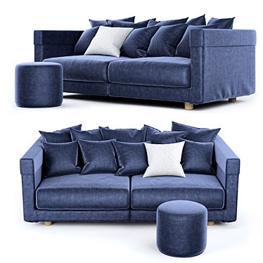 Velvet Stockholm Sofa 2017 3D model image 1 