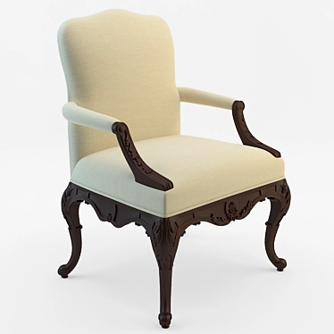 Vintage Ralph Lauren Armchair 3D model image 1 