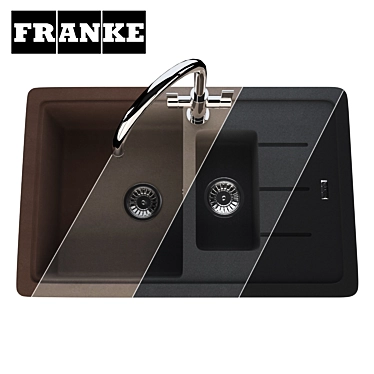 Franke Basis BFG 651-78 Sink - 8 Colors, Fragranit Finish 3D model image 1 