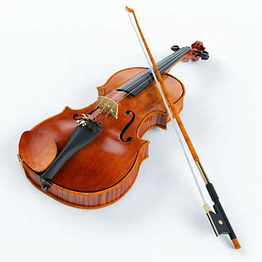 Ethereal Violin Masterpiece 3D model image 1 