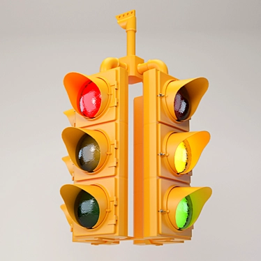 3D Traffic Light Model 3D model image 1 