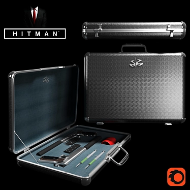 Game-inspired Diplomat of Hitman 3D model image 1 