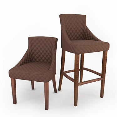Elegant "Paramont" Chair - Timeless Design 3D model image 1 