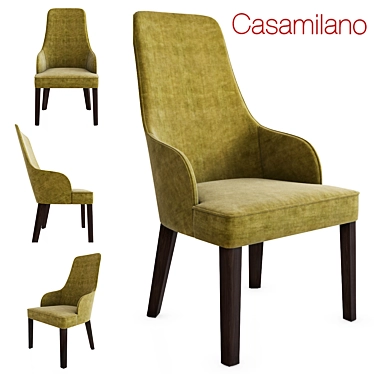 Elegant Casamilano Diana Chair 3D model image 1 