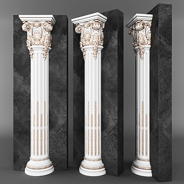 Classic Column 3D model image 1 