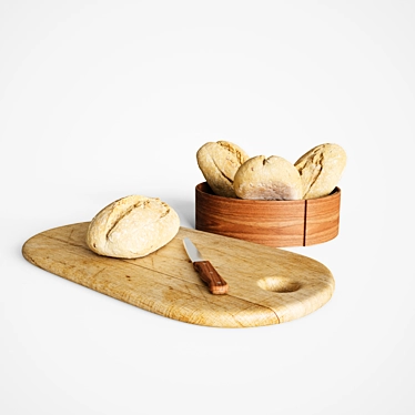Ultimate Bread Set 3D model image 1 
