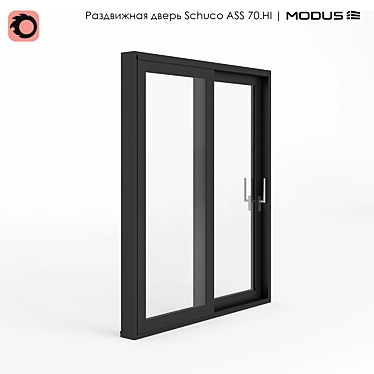 Schuco ASS 70.HI - ST 1A Sliding Door 3D model image 1 