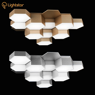 Favo Lightstar Ceiling Chandelier 3D model image 1 