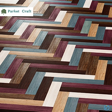 Toned Parquet by Parket Craft 3D model image 1 