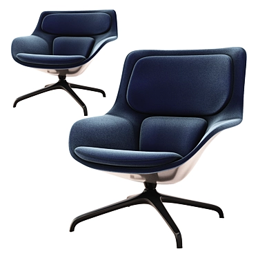 Modern and Versatile Herman Miller Striad 3D model image 1 