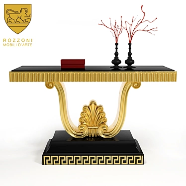 Modern Paris Collection Console 3D model image 1 
