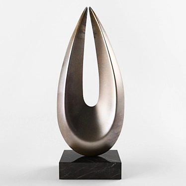 Contemporary Art Deco Sculpture 3D model image 1 