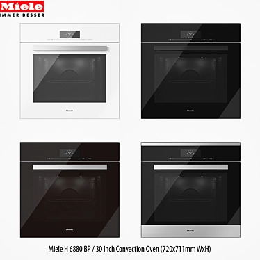 Miele 6880 BP: Sleek & Powerful 3D model image 1 