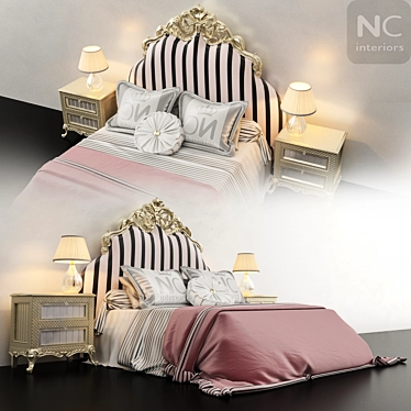 Neopoliscasa Florence Bedroom Set 3D model image 1 