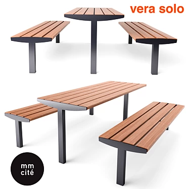 Table and bench mmcite VERA SOLO