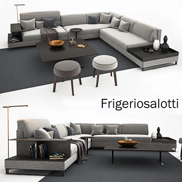 Frigeriosalotti Davis Case 3-Seater Sofa
Frigeriosalotti Cross Upholstered Pouf
Friger 3D model image 1 