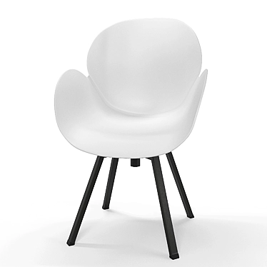 Modern Rezeda Armchair 3D model image 1 
