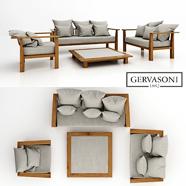 Elegant Gervasoni InOut Collection 3D model image 1 