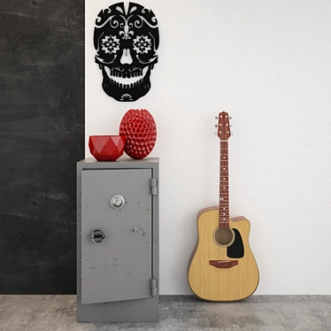 Vintage Vault Guitar Set 3D model image 1 