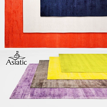 Modern Asiatic Home Rugs 3D model image 1 