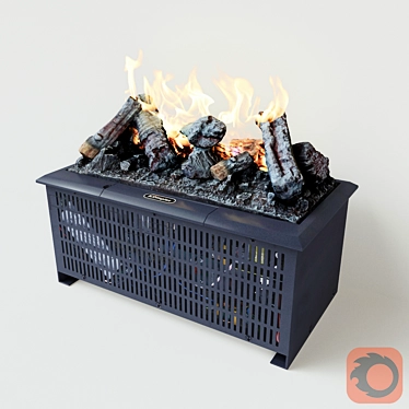 Dimplex Opti-Myst Cassette 400: Realistic Flames 3D model image 1 