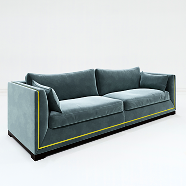 Elegant Frato Salzbourg Sofa 3D model image 1 