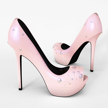 Elegant Women's Footwear 3D model image 1 