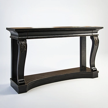 Elegant Forsyth Console Table 3D model image 1 
