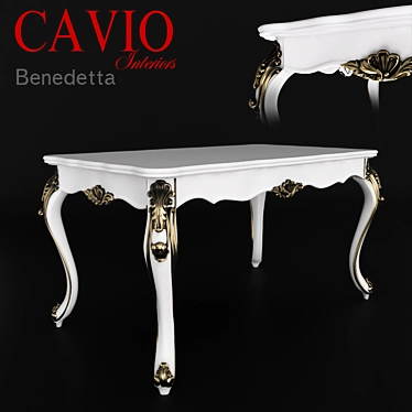 Elegant Benedetta Table: Add Style 3D model image 1 
