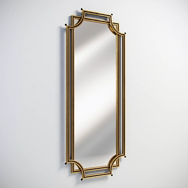 Elegant Chelsea Mirror - Gramercy Home 3D model image 1 