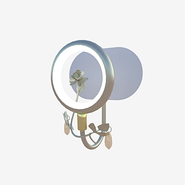 MW-Light Yvonne Floral Design Bra 3D model image 1 