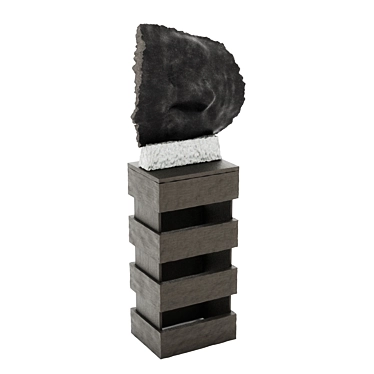 Mitoraj-Inspired Sculpture: Timeless Elegance 3D model image 1 