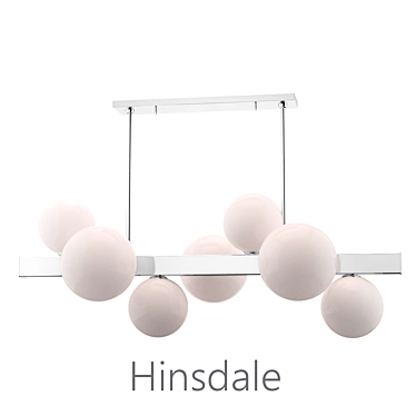 Sleek and Stylish Hinsdale Linear Suspension 3D model image 1 