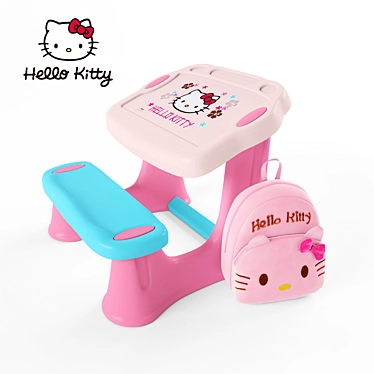 Hello Kitty Party Set 3D model image 1 