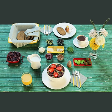 Healthy Morning Delight 3D model image 1 