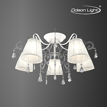 Elegant Gronta Chandelier - Odeon Light 3D model image 1 