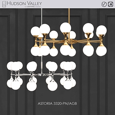 Chandelier ASTORIA 3320-AGB-PN