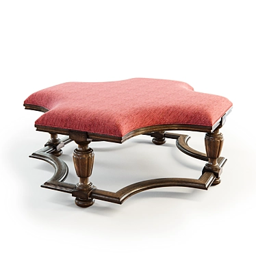 Northam Cocktail Ottoman: Fine Furniture Design at its Finest! 3D model image 1 