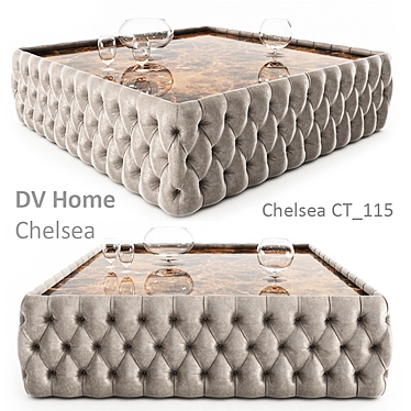 Elegant Chelsea Coffee Table - Luxury and Glamour 3D model image 1 