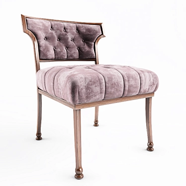 Modern Bernhardt Haley Armless Chair 3D model image 1 